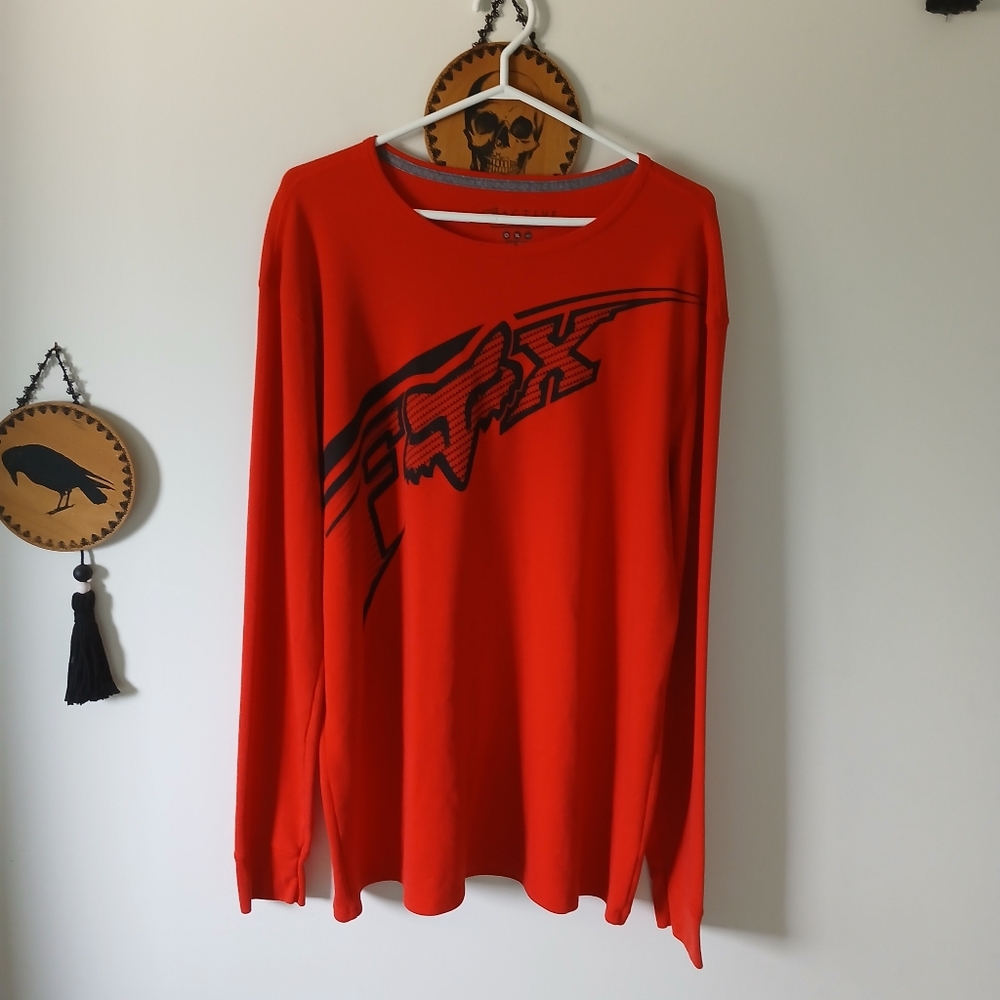 Fox Longsleeve Waffle Knit Shirt